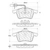 Centric 100.08310 Disc Brake Pad Set OEM Brake Pads