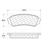 Centric 100.07340 Disc Brake Pad Set OEM Brake Pads