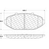 Centric 100.07070 Disc Brake Pad Set Posi Quiet Ceramic Brake Pads with Shims and Hardware