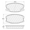 Centric 100.07010 Disc Brake Pad Set OEM Brake Pads