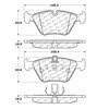 Centric 100.06940 Disc Brake Pad Set OEM Brake Pads