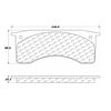 Centric 100.07300 Disc Brake Pad Set OEM Brake Pads