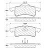 100.07550 by CENTRIC - OEM Brake Pads