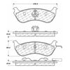 Centric 100.06670 Disc Brake Pad Set OEM Brake Pads