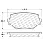 100.06550 by CENTRIC - OEM Brake Pads