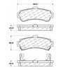 100.06430 by CENTRIC - OEM Brake Pads