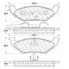 Centric 100.06370 Disc Brake Pad Set Posi Quiet Ceramic Brake Pads with Shims and Hardware