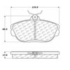 100.05820 by CENTRIC - OEM Brake Pads