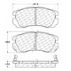 100.05500 by CENTRIC - OEM Brake Pads