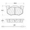 Centric 100.05030 Disc Brake Pad Set Posi Quiet Ceramic Brake Pads with Shims and Hardware