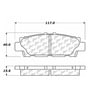 Centric 100.04700 Disc Brake Pad Set OEM Brake Pads