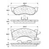 100.04580 by CENTRIC - OEM Brake Pads