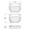 100.04400 by CENTRIC - OEM Brake Pads