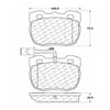 Centric 100.05090 Disc Brake Pad Set OEM Brake Pads