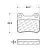 Centric 100.03290 Disc Brake Pad Set OEM Brake Pads
