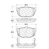 Centric 100.03170 Disc Brake Pad Set OEM Brake Pads