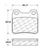 Centric 100.04120 Disc Brake Pad Set OEM Brake Pads