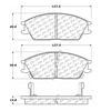 Centric 100.04210 Disc Brake Pad Set OEM Brake Pads
