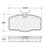 100.04110 by CENTRIC - OEM Brake Pads
