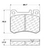 Centric 100.04100 Disc Brake Pad Set OEM Brake Pads