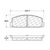 Centric 100.01370 Disc Brake Pad Set OEM Brake Pads