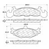 100.02070 by CENTRIC - OEM Brake Pads