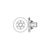 121.68002 by CENTRIC - Standard Brake Rotor