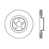 Centric 120.44170 Disc Brake Rotor Centric Premium High Carbon Alloy Brake Rotor