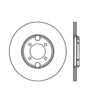 121.20008 by CENTRIC - C-Tek Standard Disc Brake Rotor - 10.39 in. Outside Diameter