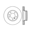 Centric 120.34021 Disc Brake Rotor Premium Brake Rotor