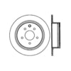 Centric 125.42073 Disc Brake Rotor Centric Premium High Carbon Alloy Brake Rotor