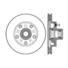 Centric 120.62006 Disc Brake Rotor and Hub Assembly Premium Brake Rotor