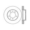 Centric 121.42038 Disc Brake Rotor C-Tek Standard Brake Rotor