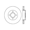 Centric 125.61071 Disc Brake Rotor Centric Premium High Carbon Alloy Brake Rotor