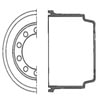 Centric 122.79004 Brake Drum Centric Premium Brake Drum