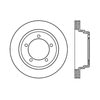 Centric 120.80007 Disc Brake Rotor Premium Brake Rotor