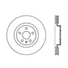 Centric 121.62108 Disc Brake Rotor C-Tek Standard Brake Rotor