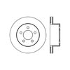 Centric 125.67045 Disc Brake Rotor Centric Premium High Carbon Alloy Brake Rotor