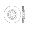 Centric 121.33040 Disc Brake Rotor C-Tek Standard Brake Rotor