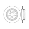 Centric 120.39025 Disc Brake Rotor Centric Premium High Carbon Alloy Brake Rotor
