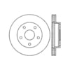 Centric 120.44070 Disc Brake Rotor Premium Brake Rotor