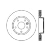 Centric 120.22009 Disc Brake Rotor Centric Premium High Carbon Alloy Brake Rotor