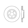 Centric 125.45069 Disc Brake Rotor Centric Premium High Carbon Alloy Brake Rotor