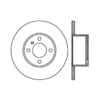 121.34007 by CENTRIC - C-Tek Standard Disc Brake Rotor - 10.03 in. Outside Diameter