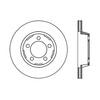 Centric 120.61053 Disc Brake Rotor and Hub Assembly Premium Brake Rotor