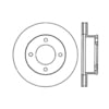 Centric 121.45021 Disc Brake Rotor C-Tek Standard Disc Brake Rotor - 9.83 in. Outside Diameter