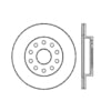 Centric 120.44096 Disc Brake Rotor Premium Brake Rotor