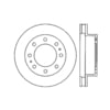Centric 125.66042 Disc Brake Rotor Centric Premium High Carbon Alloy Brake Rotor