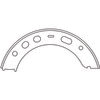111.0893 by CENTRIC - Premium Parking Brake Shoes