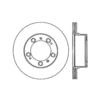 Centric 125.37031 Disc Brake Rotor Centric Premium High Carbon Alloy Brake Rotor
